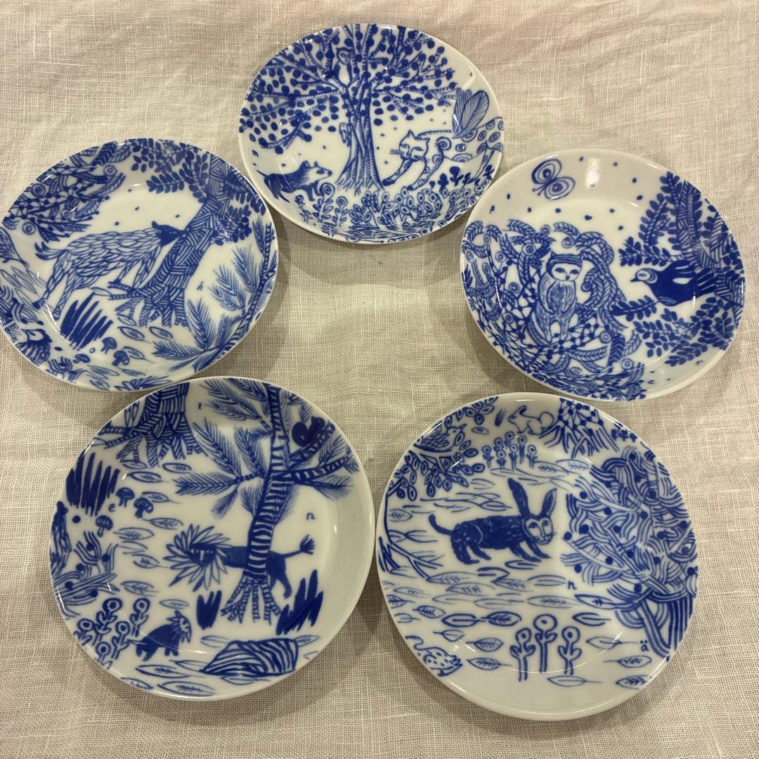 ミナペルホネン　豆皿5枚組　imagine