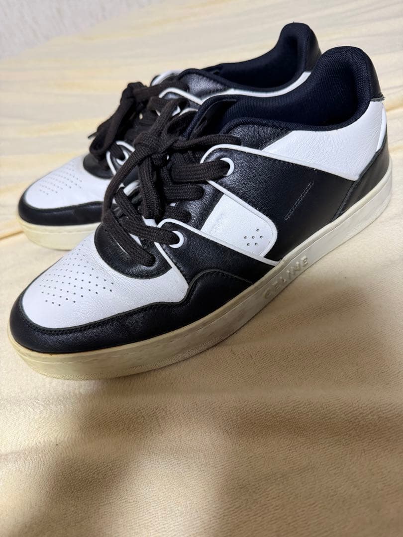 中古　CELINE CT-04 レースアップ ロースニーカー　39