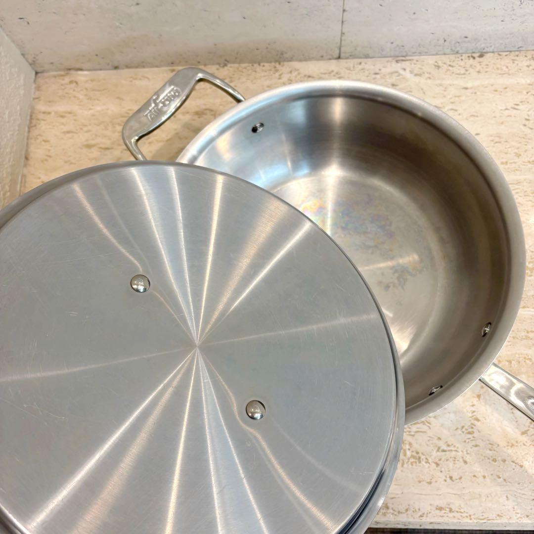 超美品☆All-Clad オールクラッド☆ステンレス超高級片手鍋☆26cm