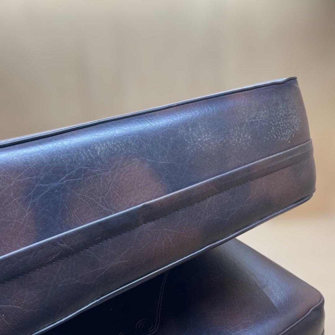 1人掛けソファ　ヴィンテージ　FUJI FRIEND ダークブラウン　レトロ