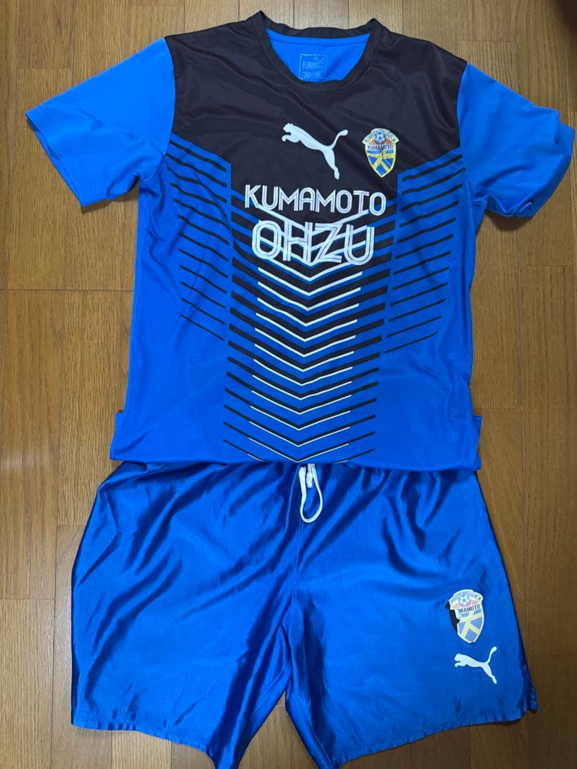 大津高校サッカー部　練習着上下セット