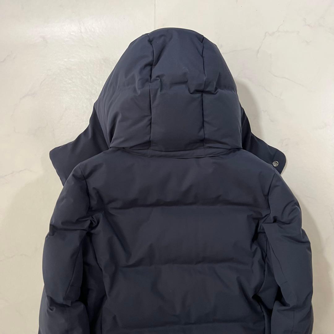高級 デサントオルテライン 水沢ダウン ANCHORネイビー ダウンジャケット