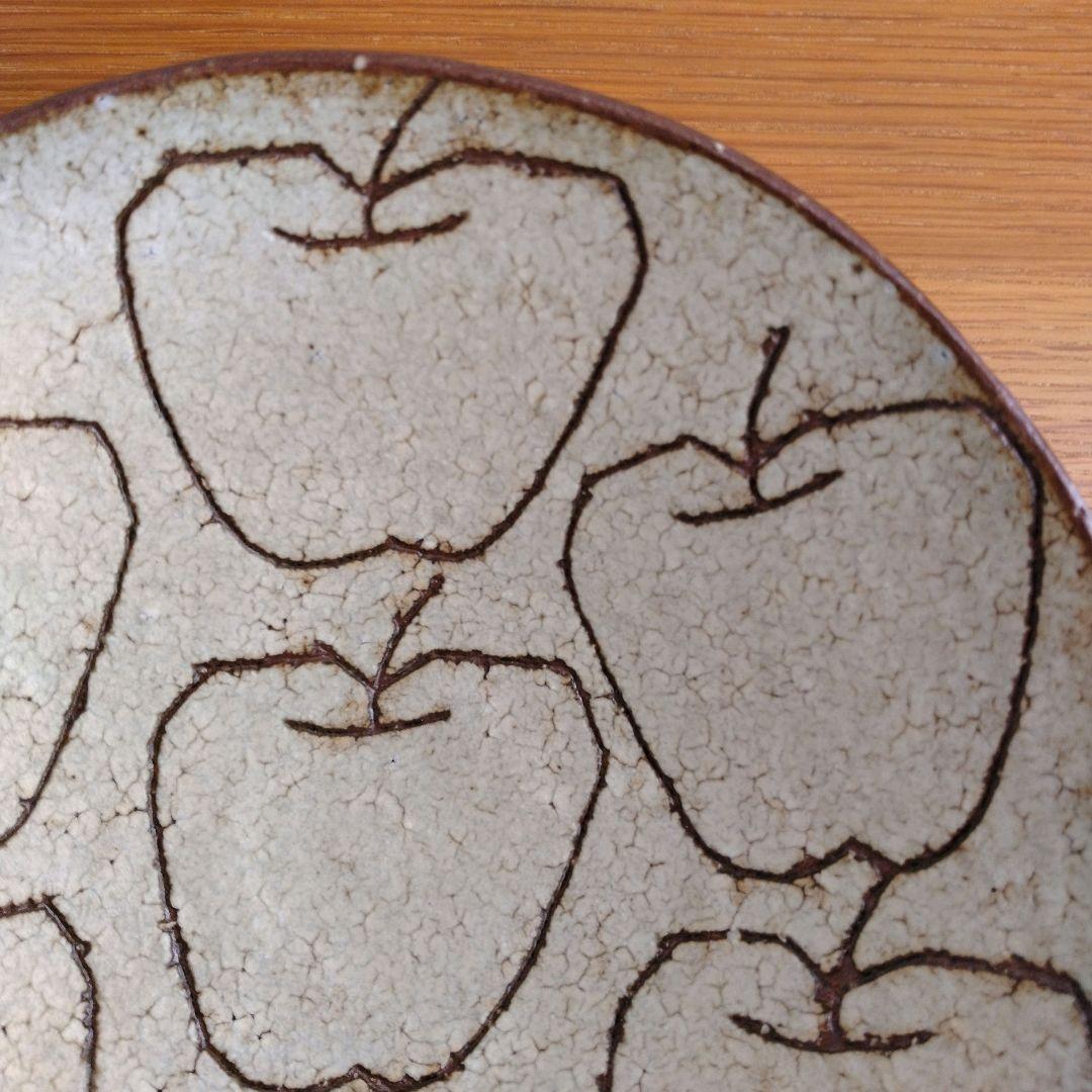 新品 未使用 楠田純子さん りんご鉢　6寸