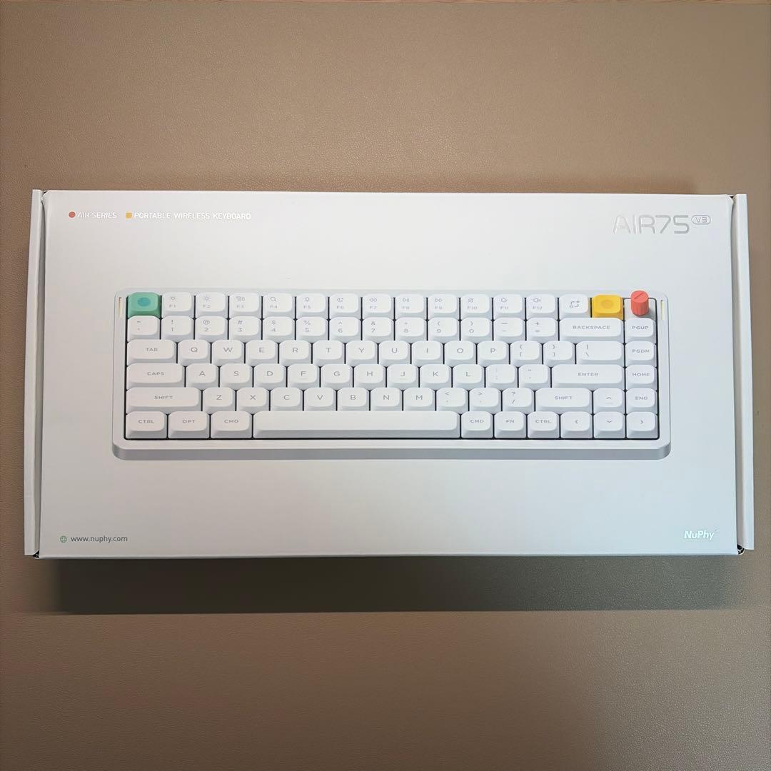 Nuphy air75 v3 JIS配列 Blash Nano軸　ホワイト