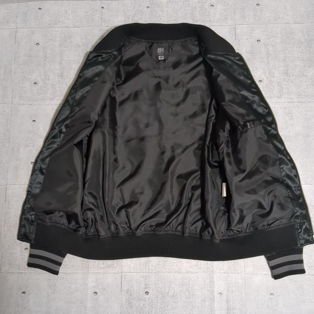 極美品　朧　希少色オールブラック　花魁　スカジャン　刺繍　和柄　ブルゾン　y2k