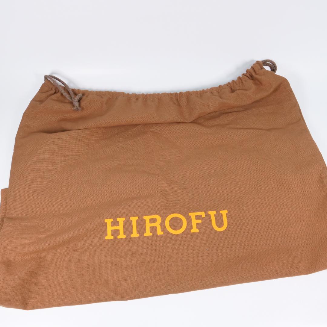 美品✨ ヒロフ ハンドバッグ トートバッグ レザー Hロゴ ダークネイビー