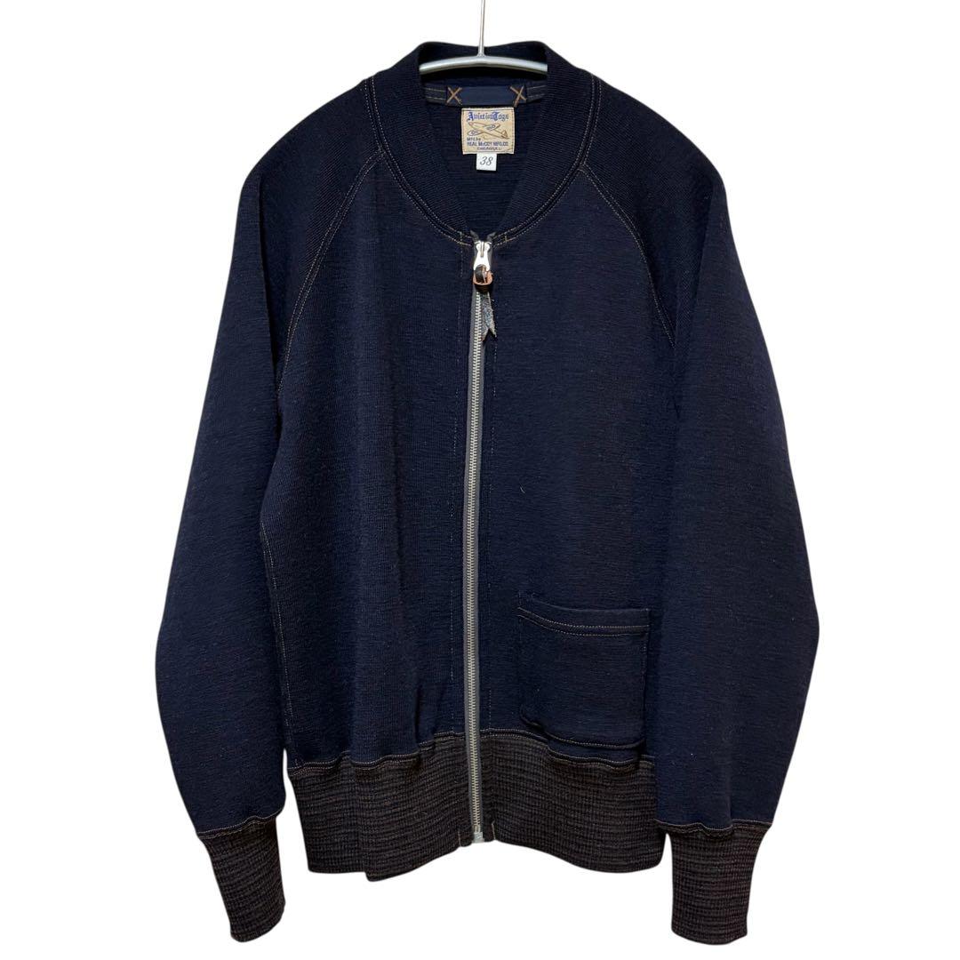 N-733 REAL McCoY マッコイ　c-2 ウールカーディガン　ネイビー