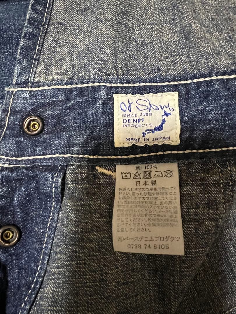 【土日限定お値下げ】orslow ビームスボーイ 別注 40's オーバーオール