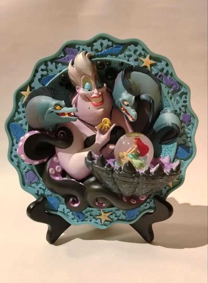 【新品】リトルマーメイド 　アースラスペル　レリーフプレ