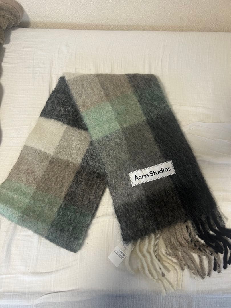 Acne Studios チェック柄マフラー　りこぴん