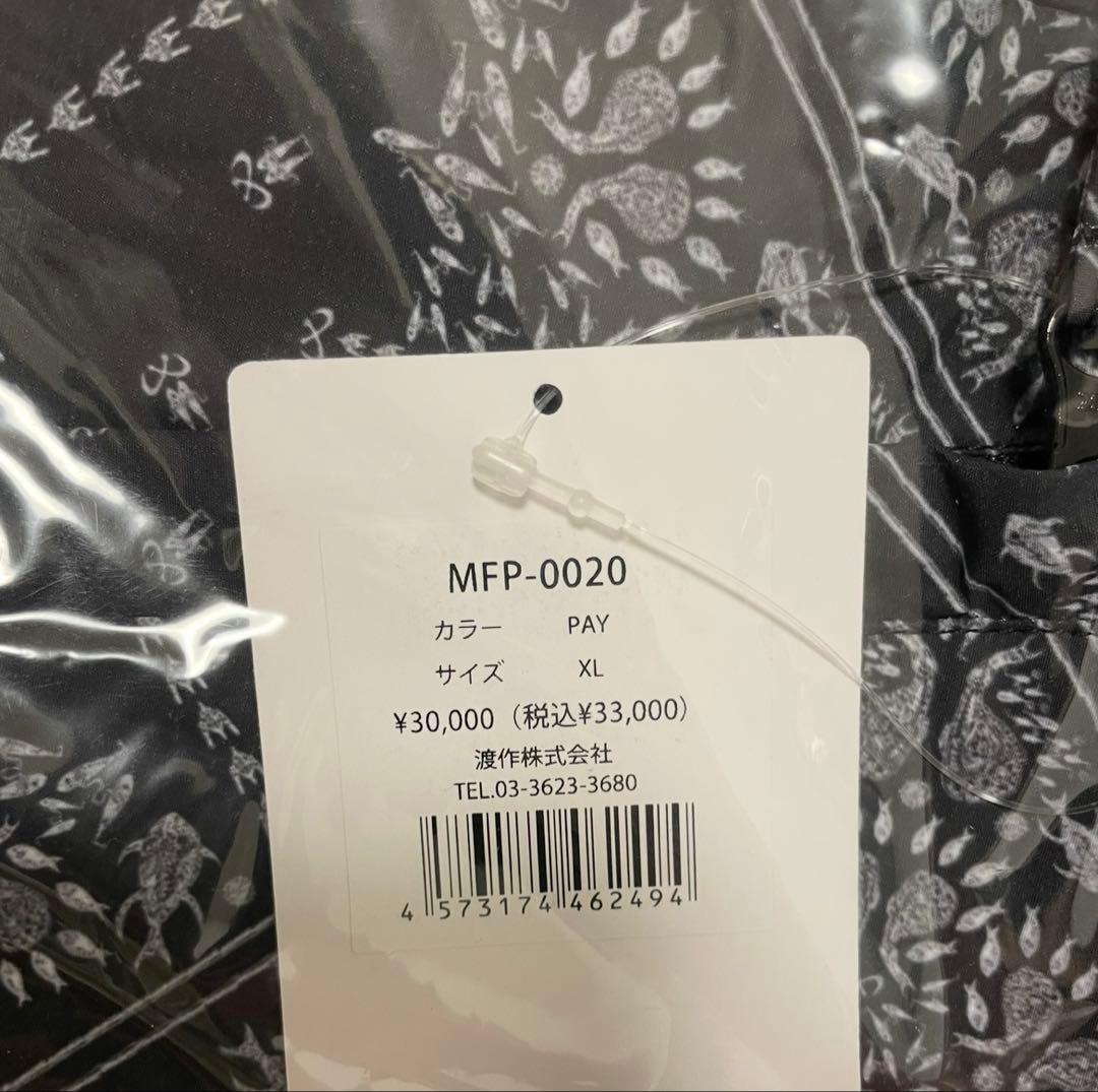 【新品】MAHF ビブパン ペイズリー柄 XL