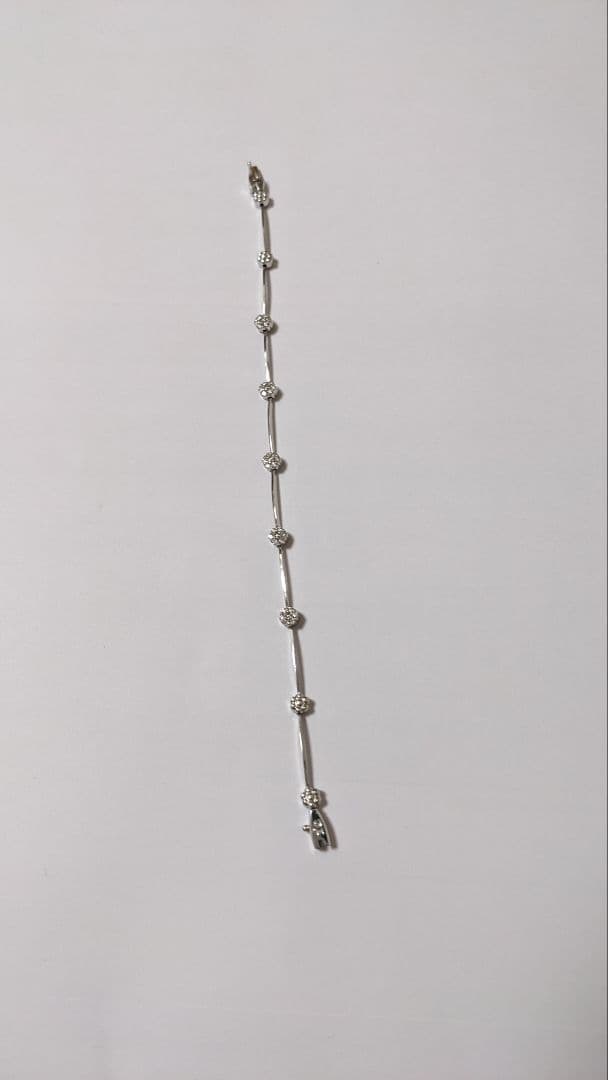 ブレスレット　天然ダイヤモンド０.３７カラット18金WG