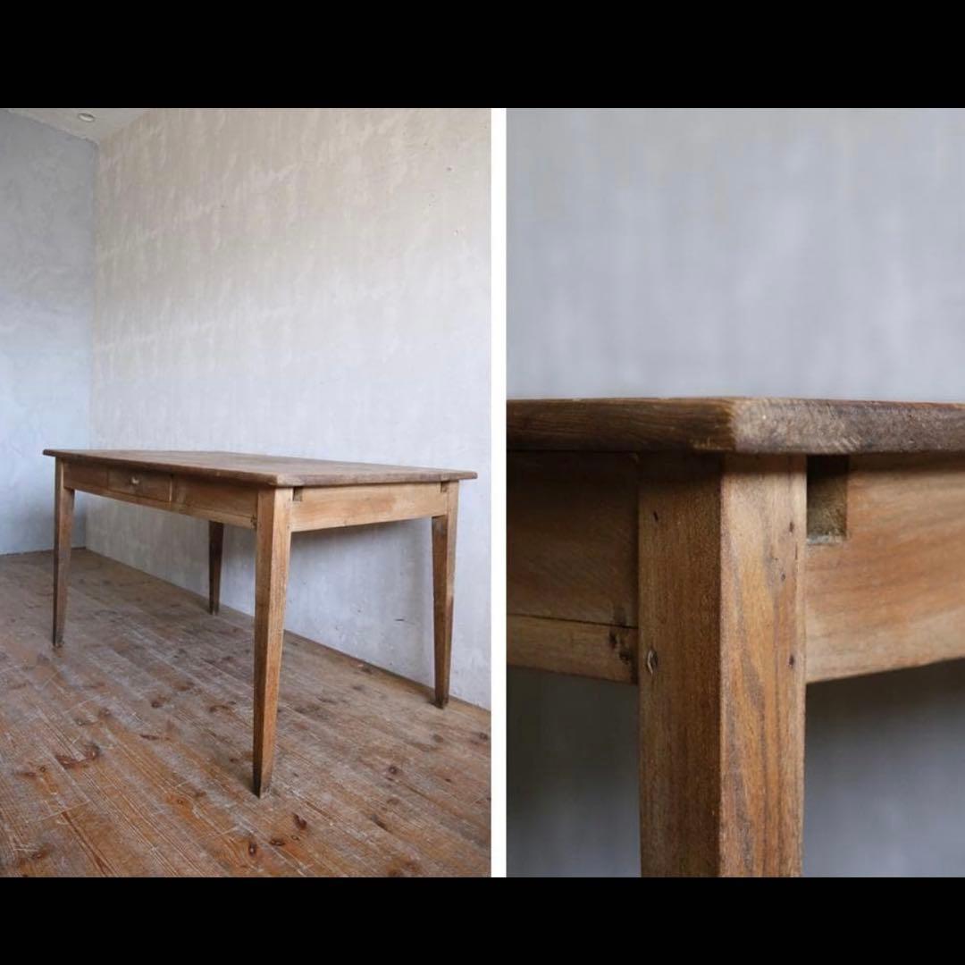 本日最終　アンティーク　ダイニングテーブル 引き出し付き