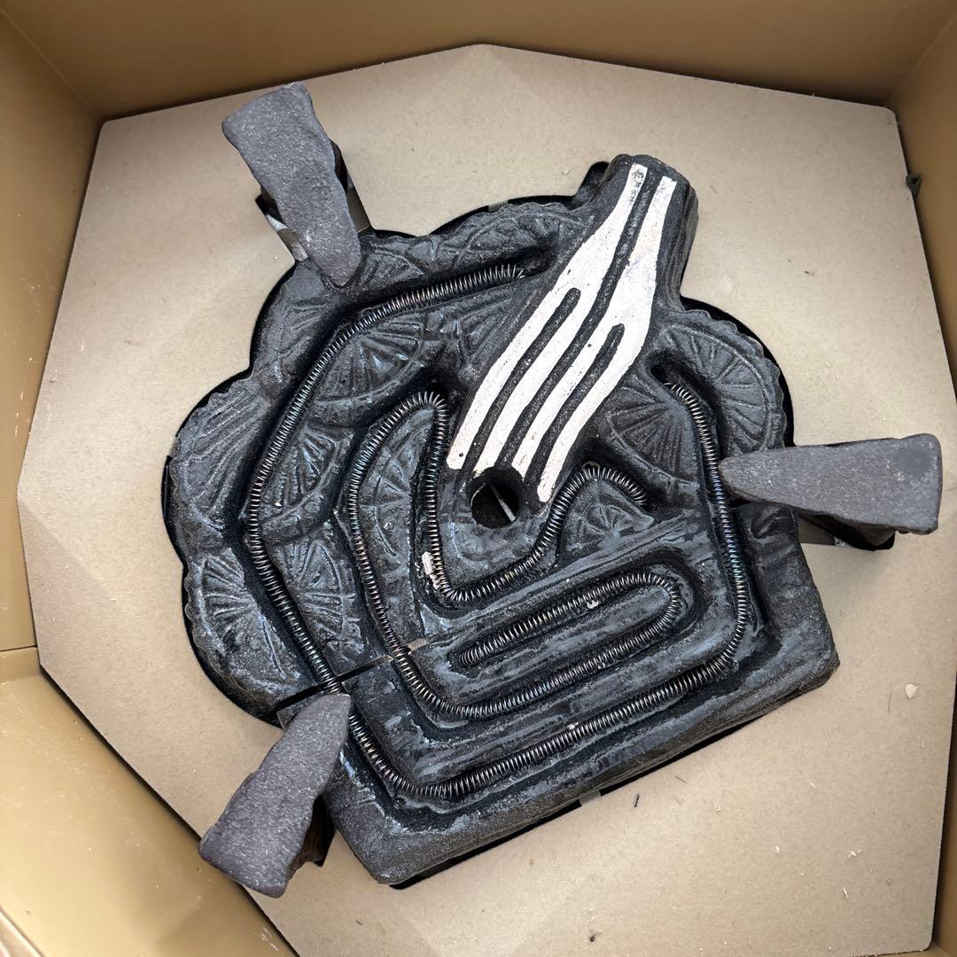 ひ*り様 炉　一式　釣り釜用釘付き　茶道具