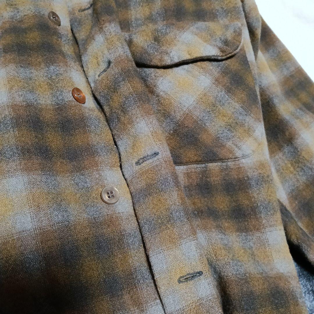 u*o様 60s Pendleton ペンドルトン ピュアウール 長袖シャツ L