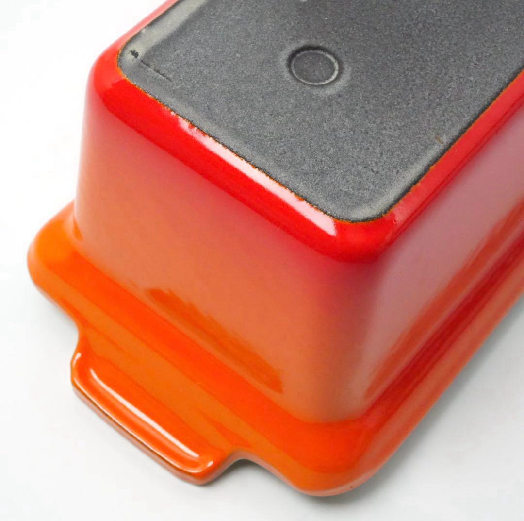 【美品】LE CREUSET　テリーヌ型 オレンジ　28cm