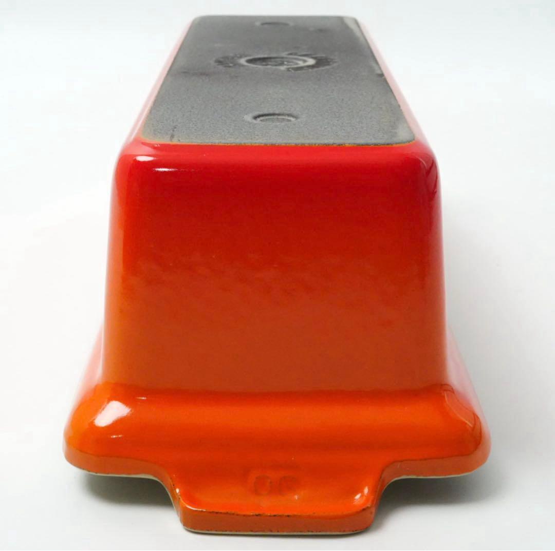 【美品】LE CREUSET　テリーヌ型 オレンジ　28cm