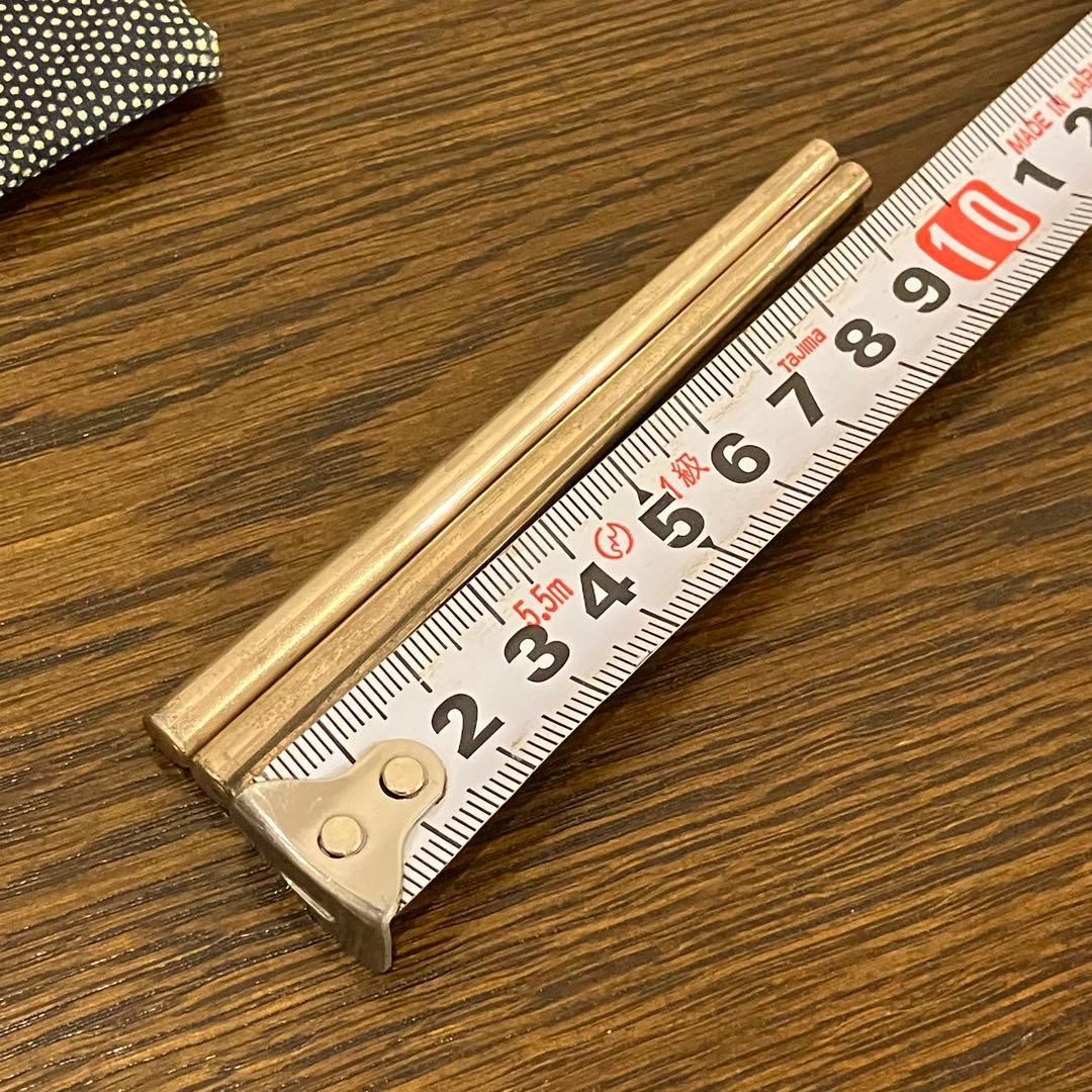 純銀　箸　ポータブル　年代物　いづみ屋