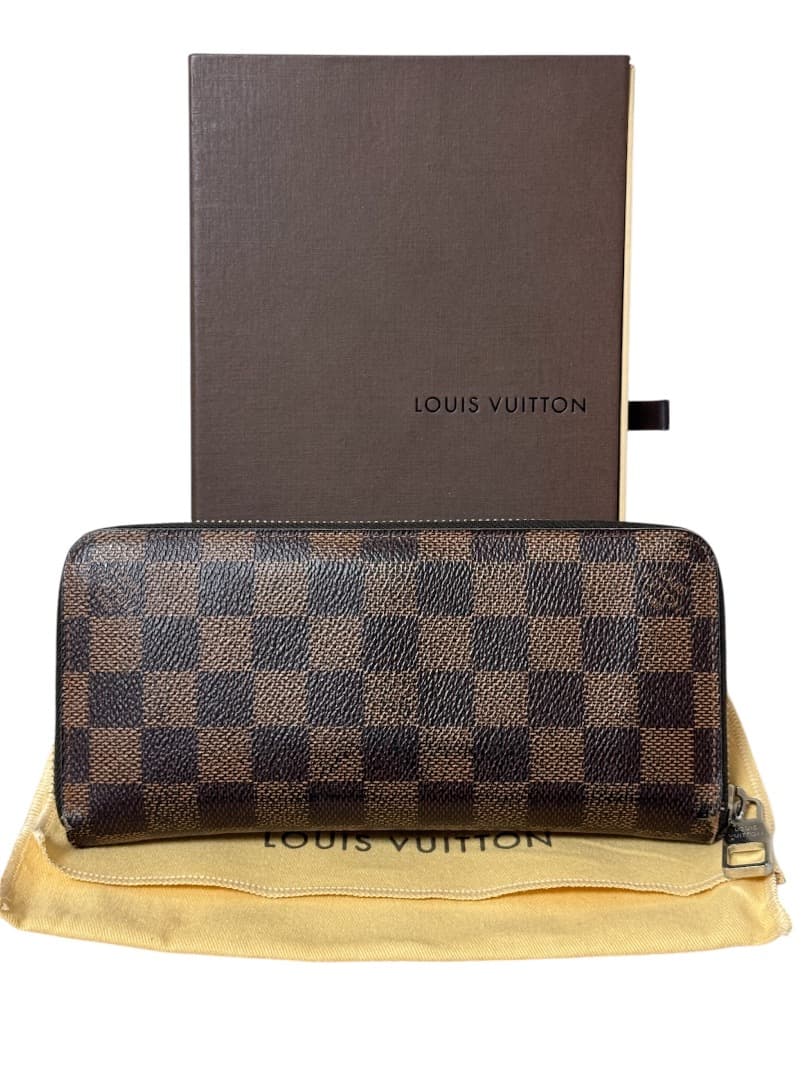 ルイヴィトン　ダミエ ジッピーウォレット ヴェルティカル N61207