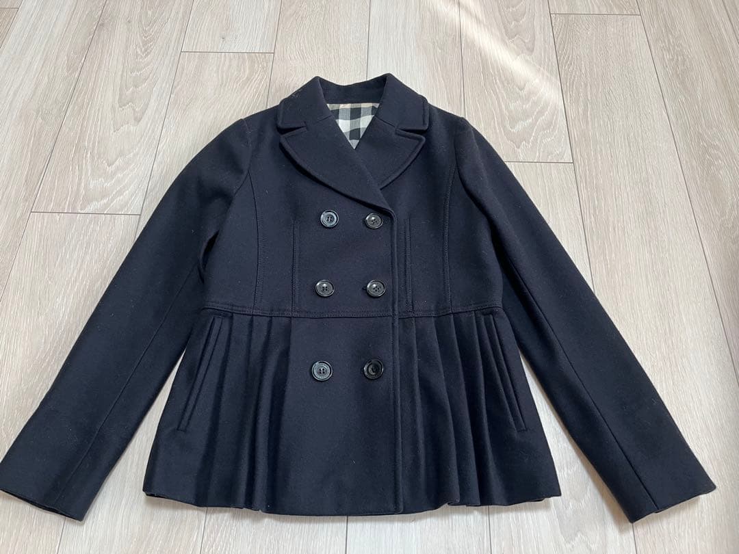 美品　アウトレット品　ウールコート　バーバリー様　140