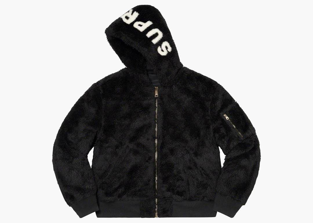 岩田剛典着Supreme Faux Fur Reversible MA-1