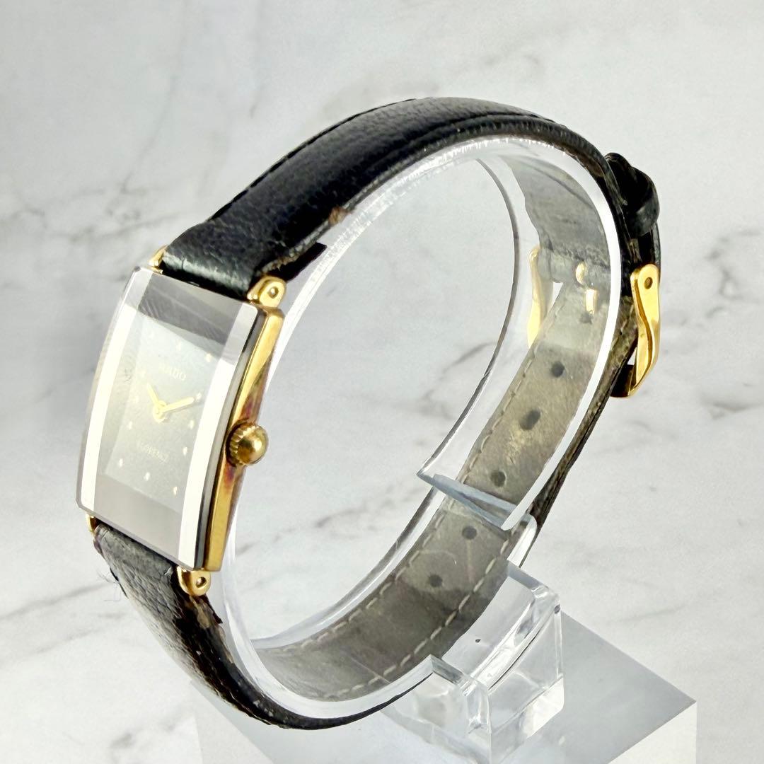 【新品電池】 ラドー フローレンス 153.3606.2N ブラック クォーツ