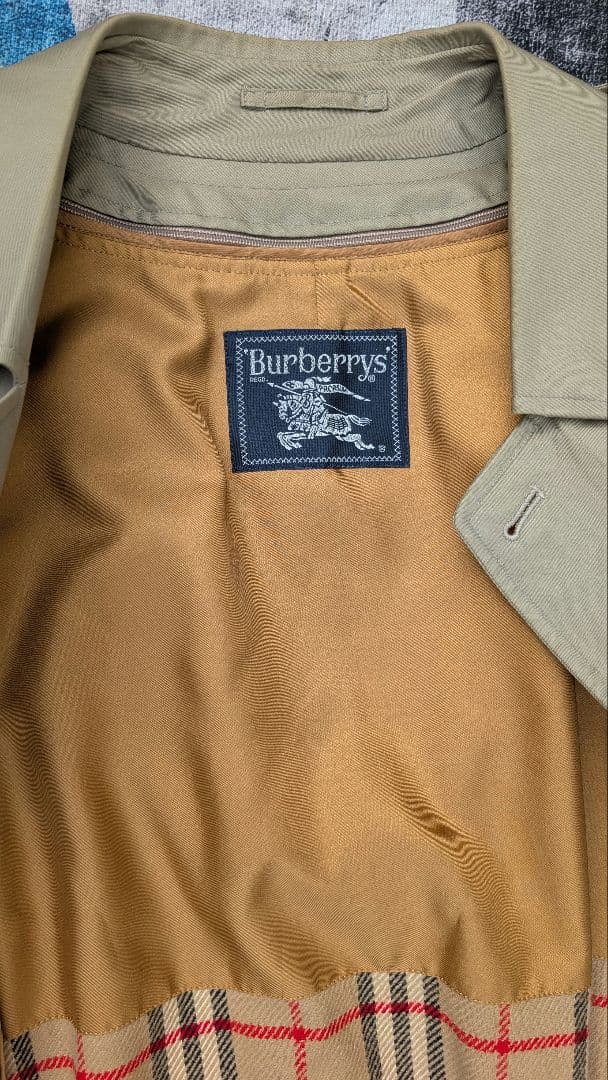 バーバリーBurberrys’ メンズトレンチコート ステンカラーコート