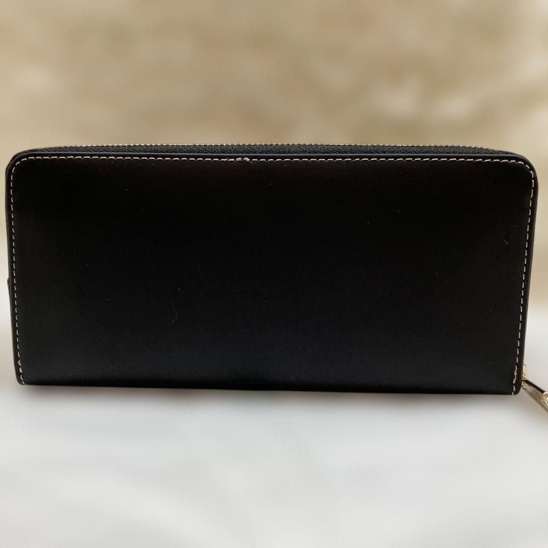 新品未使用品 タグ付き 現行モデル ポールスミス 長財布 ロゴ型押し 黒 牛革
