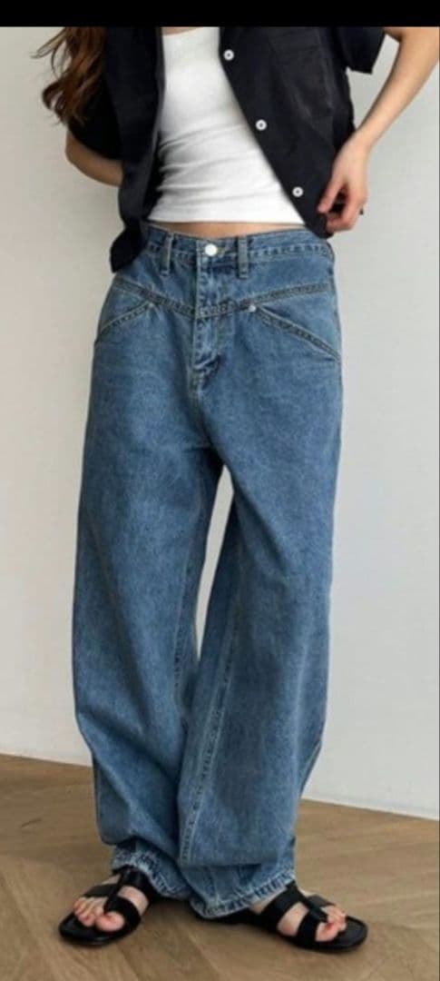 CANAL JEAN El mar　ヨークデニムパンツS