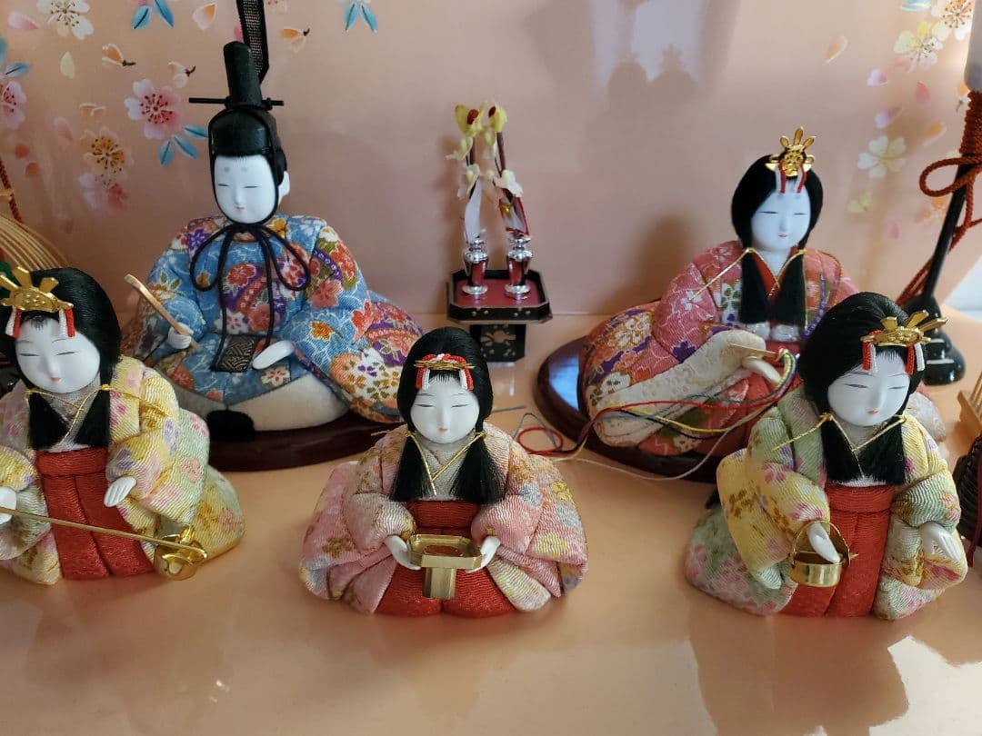 安土人形　 ひな人形　木目込み