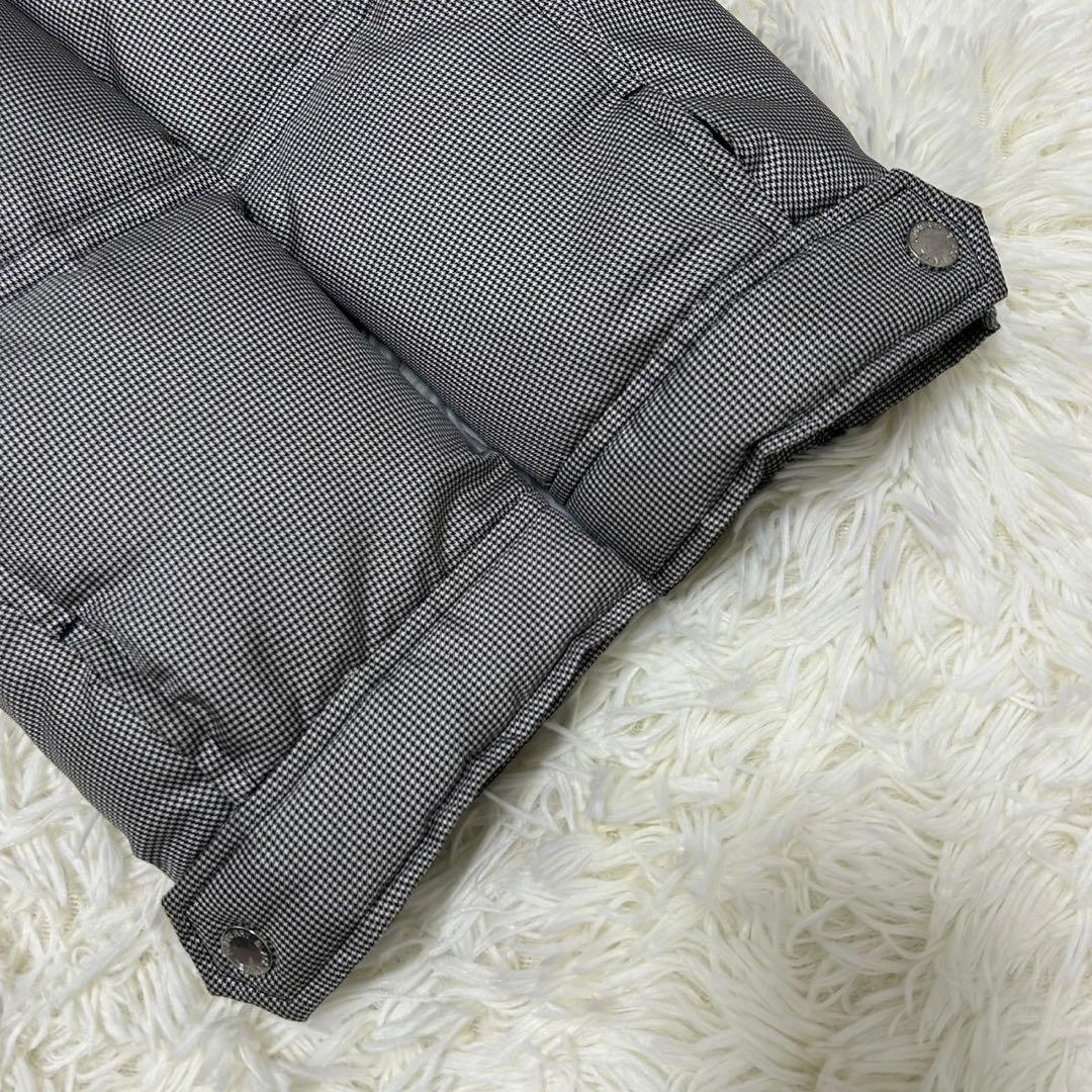 【極美品/L】バーバリーブラックレーベル 4way ダウンジャケット 肉厚 灰色