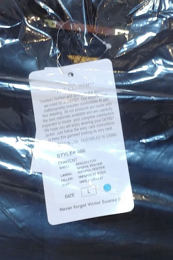 Derby of San Francisco ダービージャケット L 黒金