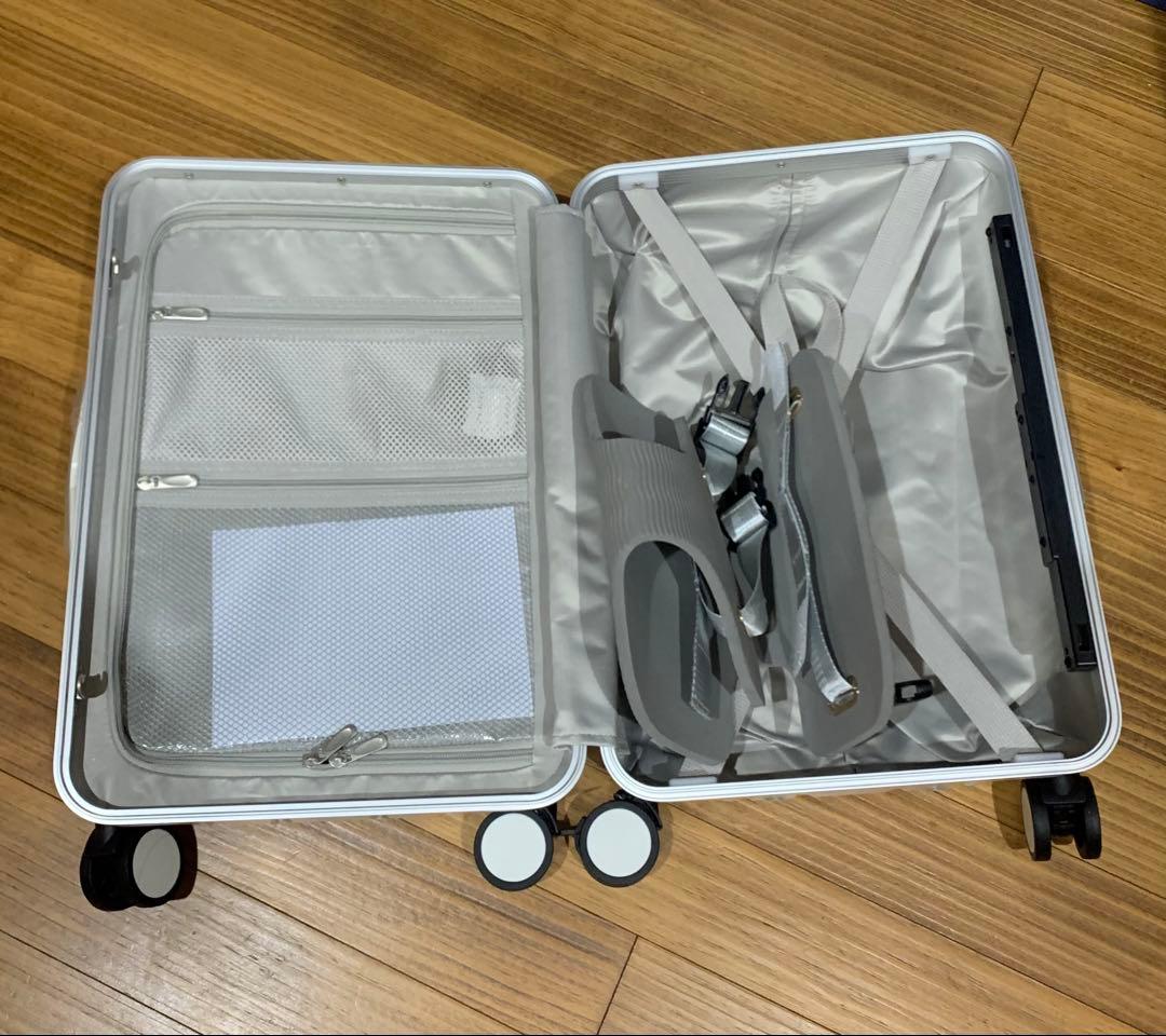 【NORICCO】子供用キャリーケース 機内持ち込み ホワイト 子供乗せ