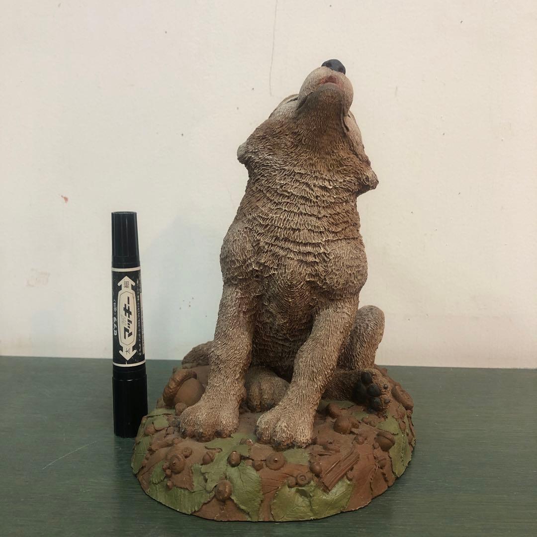 かりん人形　オオカミ　狼　9067￼ 置物