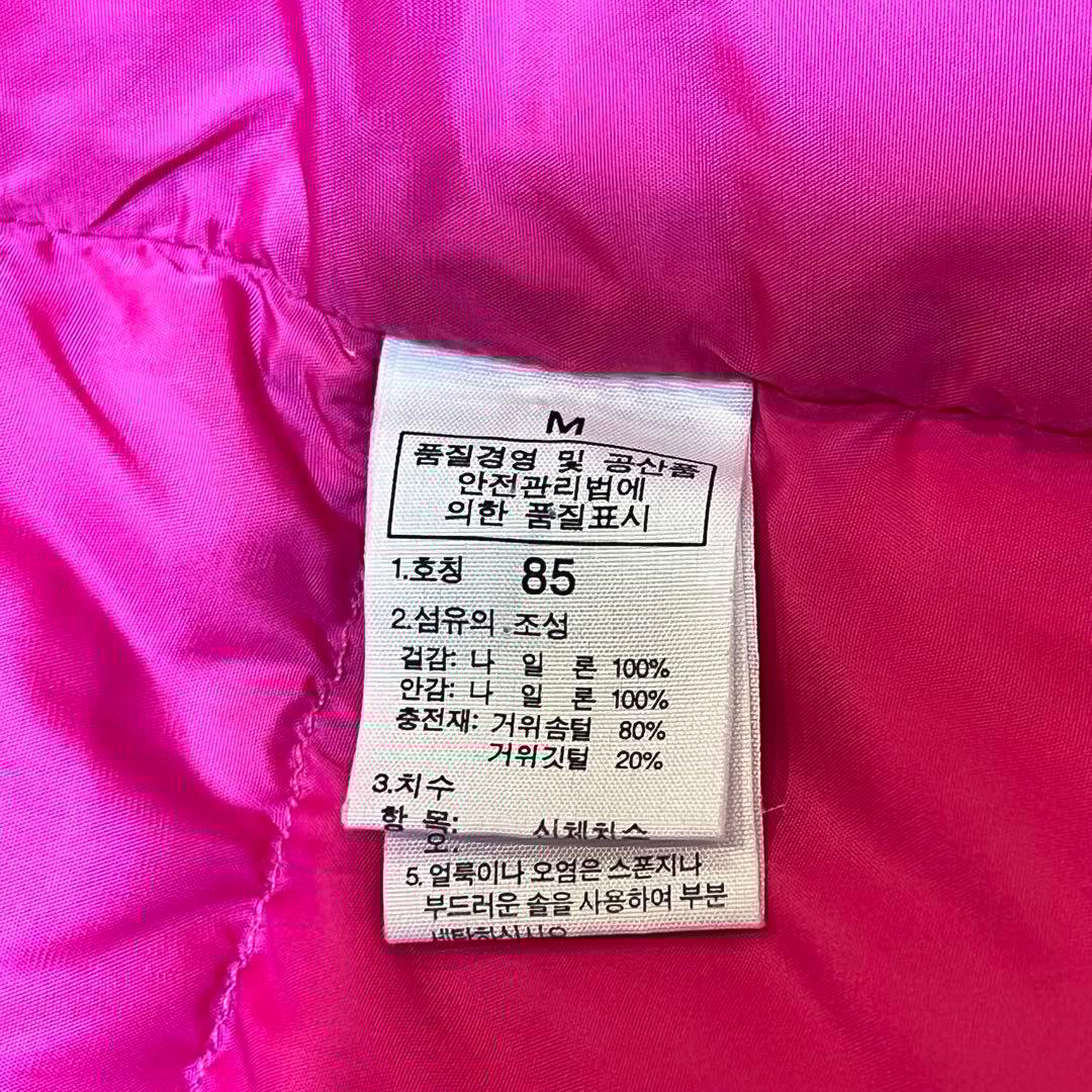 ザノースフェイス　ダウンベスト　レディースM ピンク　ヌプシ