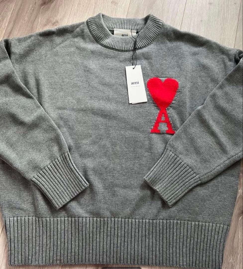 ami グレー ニットセーター 新品タグ付き