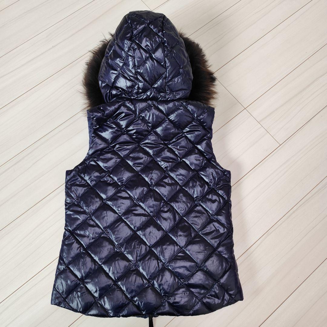 た*う様 美品 TATRAS ファー付リバーシブル キルティング ダウンベスト