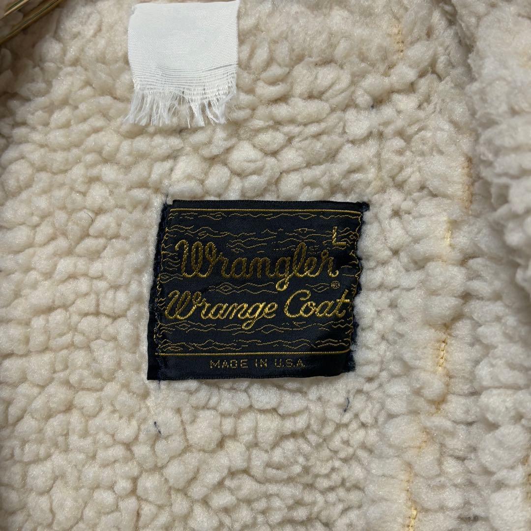 希少 美品 70s Wrangler USA ランチコート オレンジ L