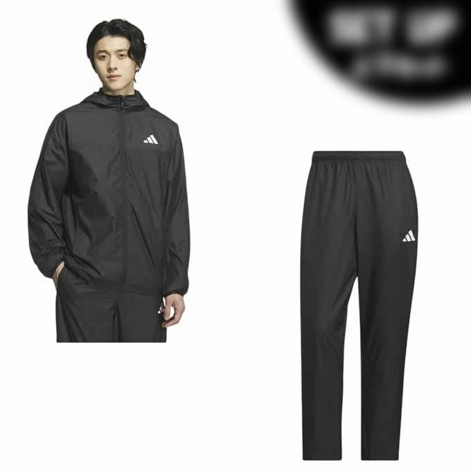 新品　adidas　ウインドブレーカー上下セットLサイズ