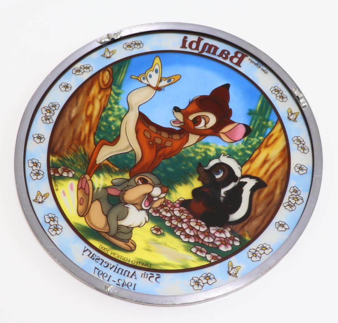 バンビ Bambi ディズニー公式 ヴィンテージ ステンドグラス 55周年記念