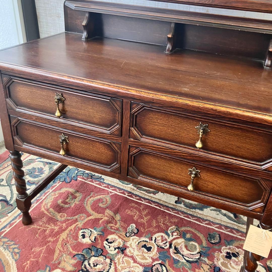 アンティーク レプリカオブマスターピース コスメティックテーブル 木製ドレッサー