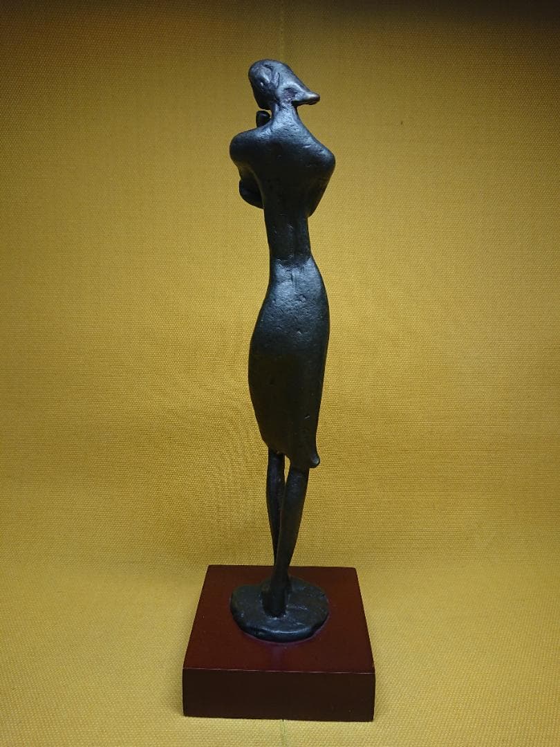 ビンテージ　アート　人形　銅製　置物　インテリア　工芸品　美術品　A3019