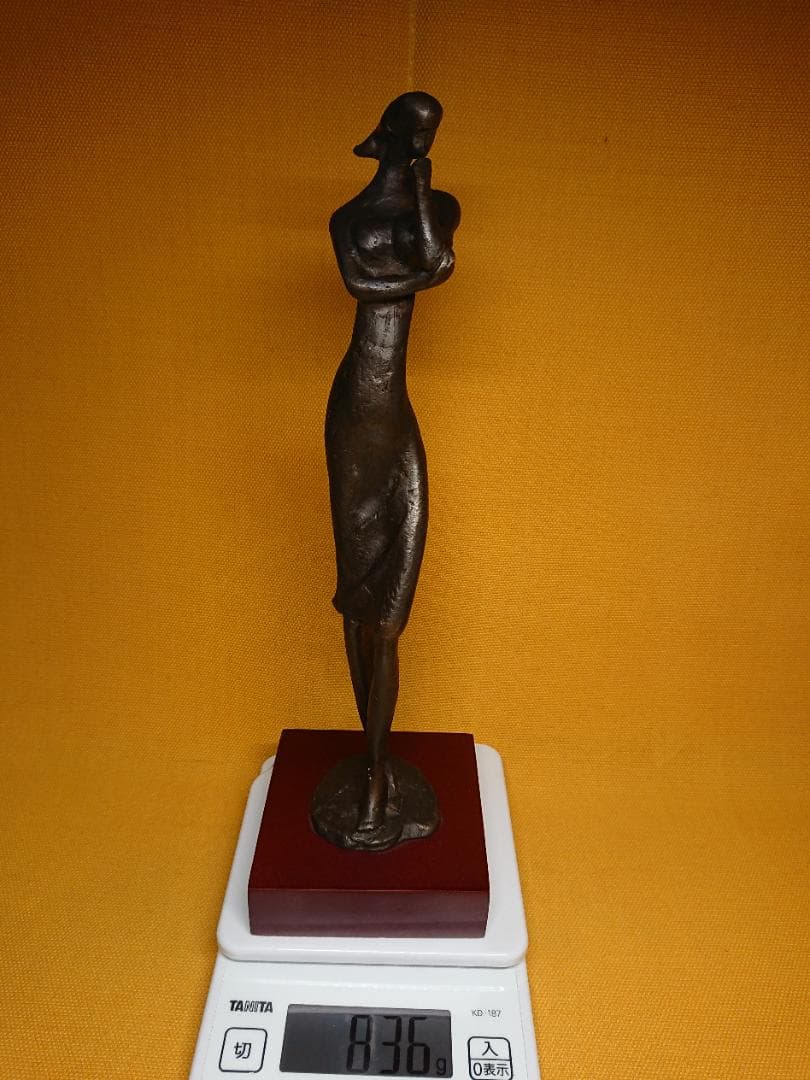 ビンテージ　アート　人形　銅製　置物　インテリア　工芸品　美術品　A3019