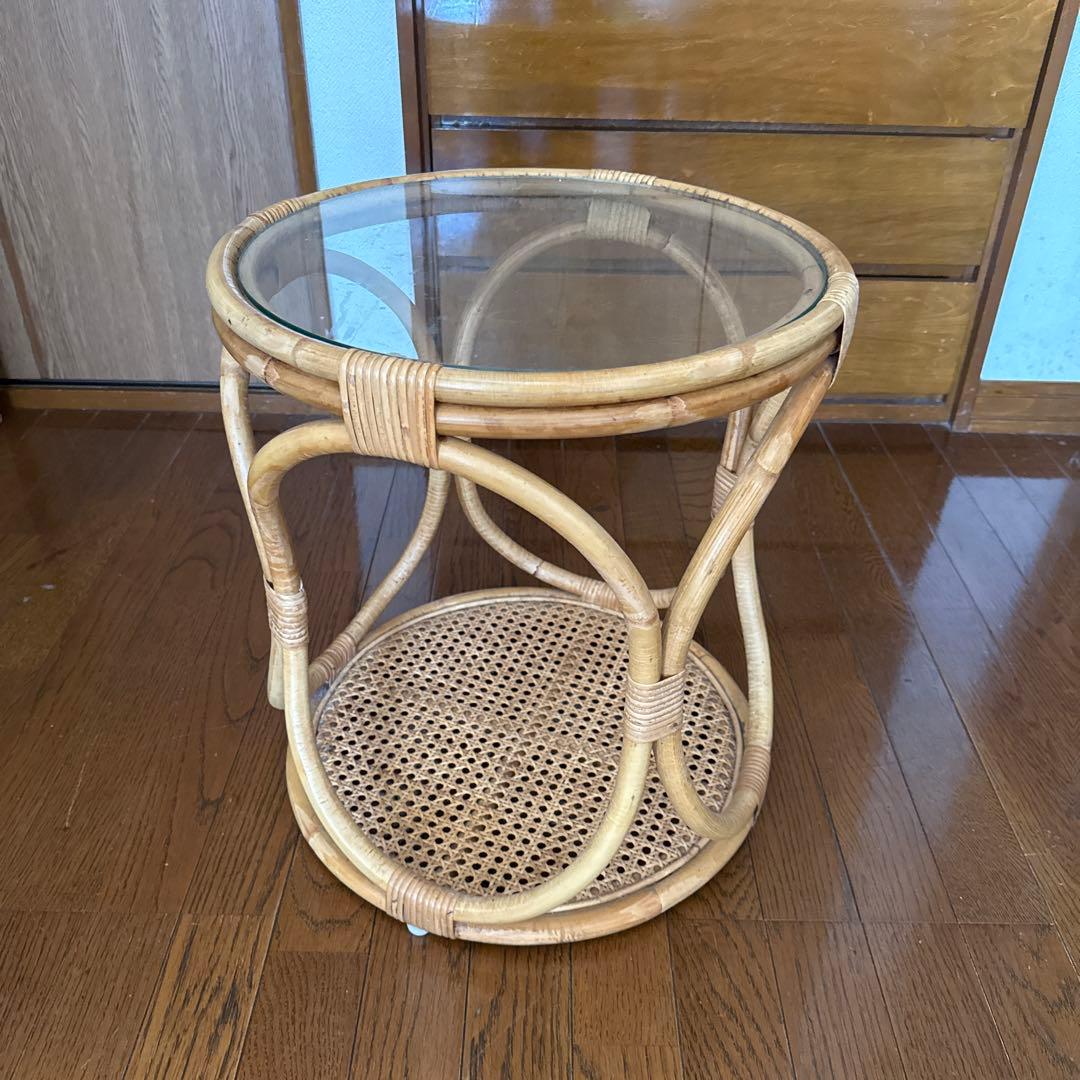 unico WEAVA ウニコ ウィーバ サイドテーブル ラタンテーブル 籐家具