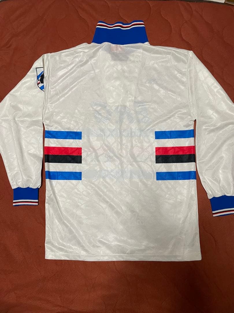 サンプドリア 94-95長袖シャツ L ホワイト　MADE IN ITALY