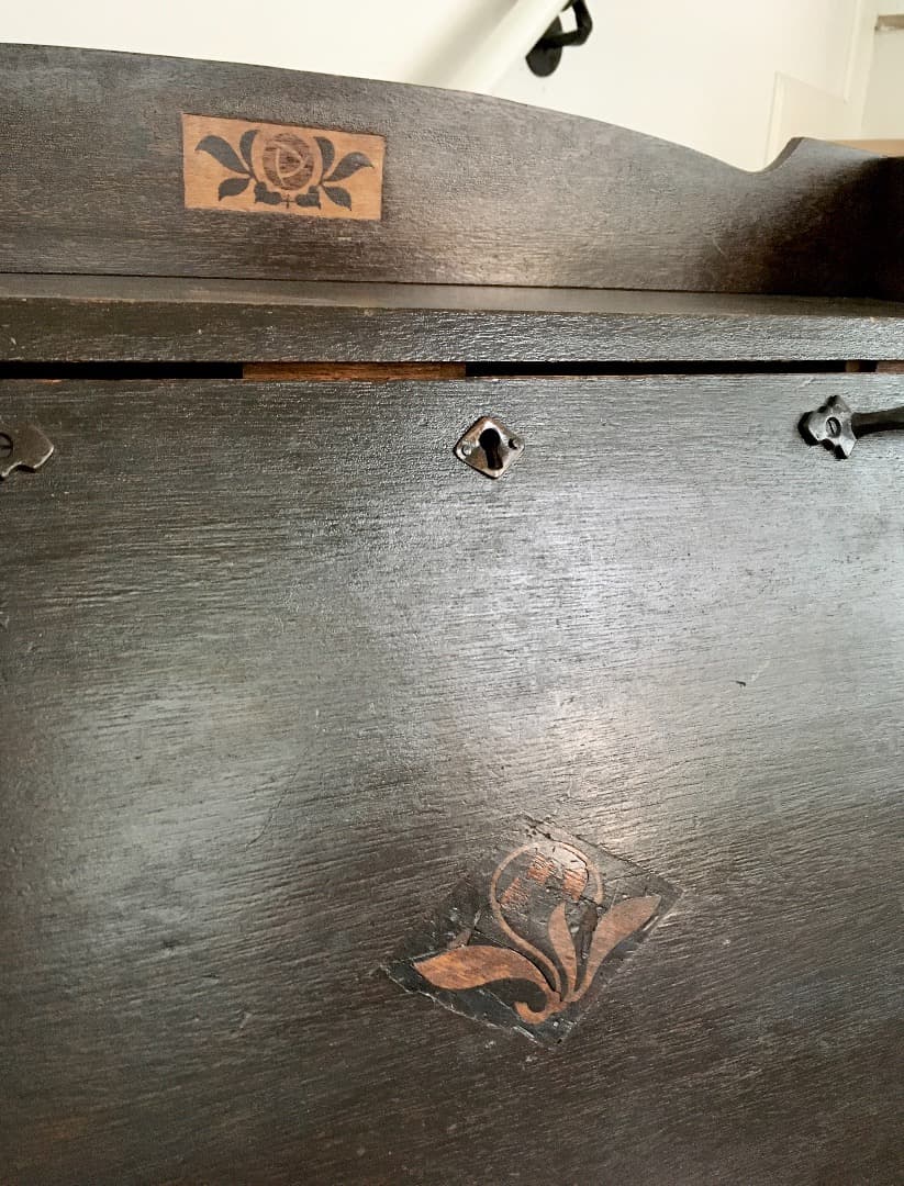 【 時代簿記机 】天然木 作業台 ☆☆ レトロアンティークビンテージ