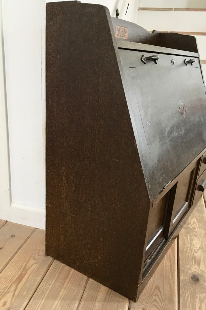 【 時代簿記机 】天然木 作業台 ☆☆ レトロアンティークビンテージ