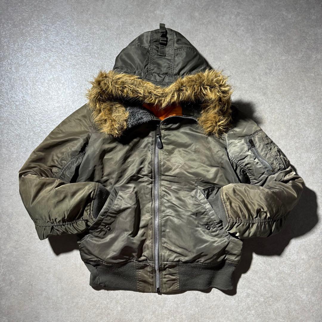 希少モデル alpha type MA1×N2B flight jacket