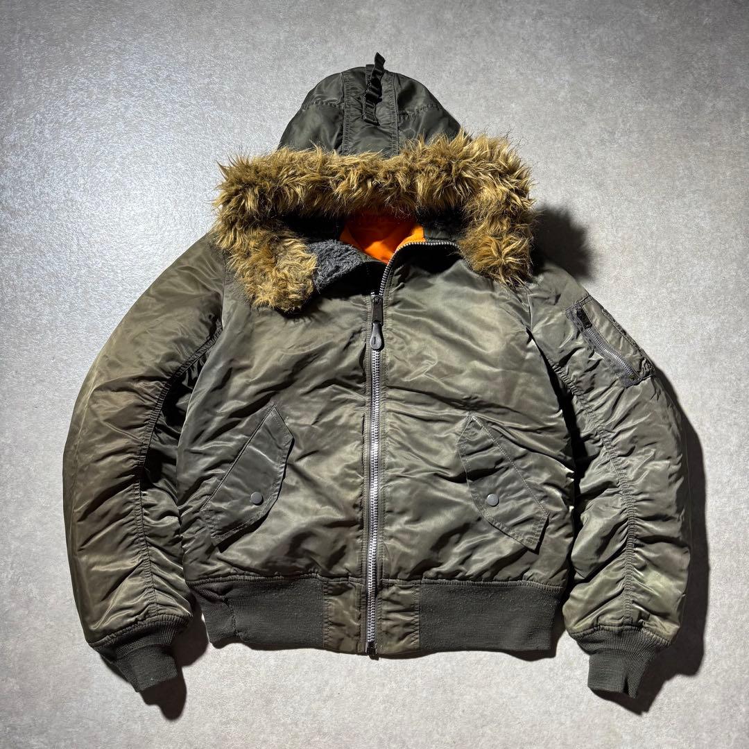 希少モデル alpha type MA1×N2B flight jacket