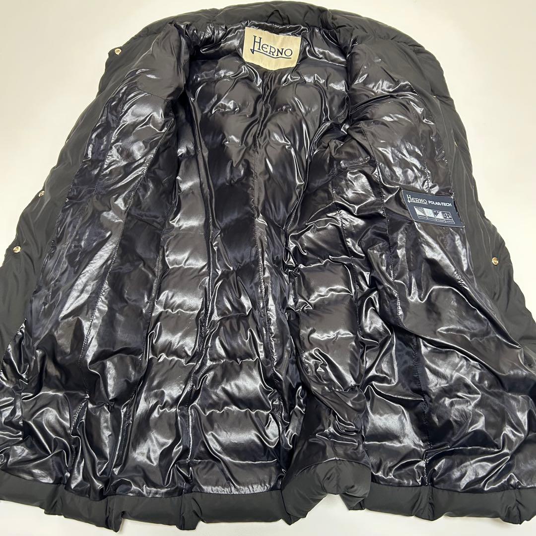 ✨美品 大きいサイズ ヘルノ ダウンコート ポーラテック Aライン 42